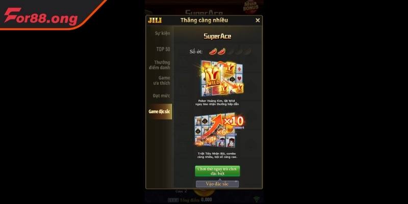 Những lợi ích hấp dẫn khi chơi siêu cấp ACE