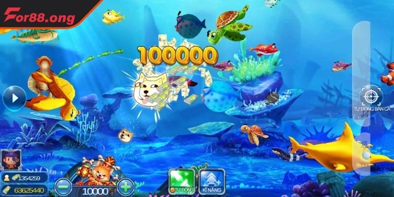 Nhiệm vụ và phần thưởng trong bắn cá  