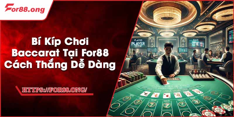 Bí Kíp Chơi Baccarat Tại For88 - Cách Thắng Dễ Dàng