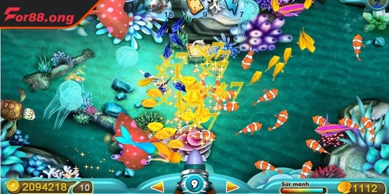 Đồ họa Bắn cá 3king FOR88 sống động như thật